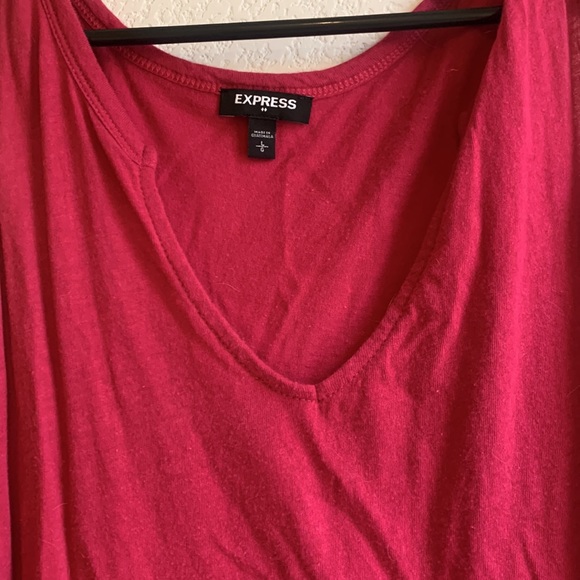 Pink express tank top size large - Picture 2 of 3